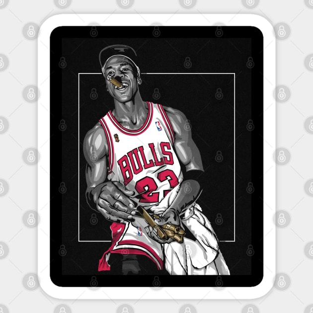 BASKETBALLART - MJ23 THREEPET Sticker by JORDAN-ART23